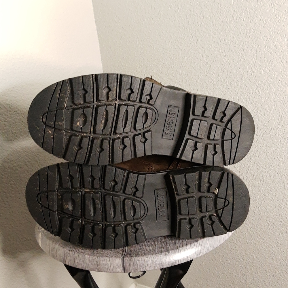 Brahma Brown Leather Steel Toe Work Boots - Picture 8 of 8